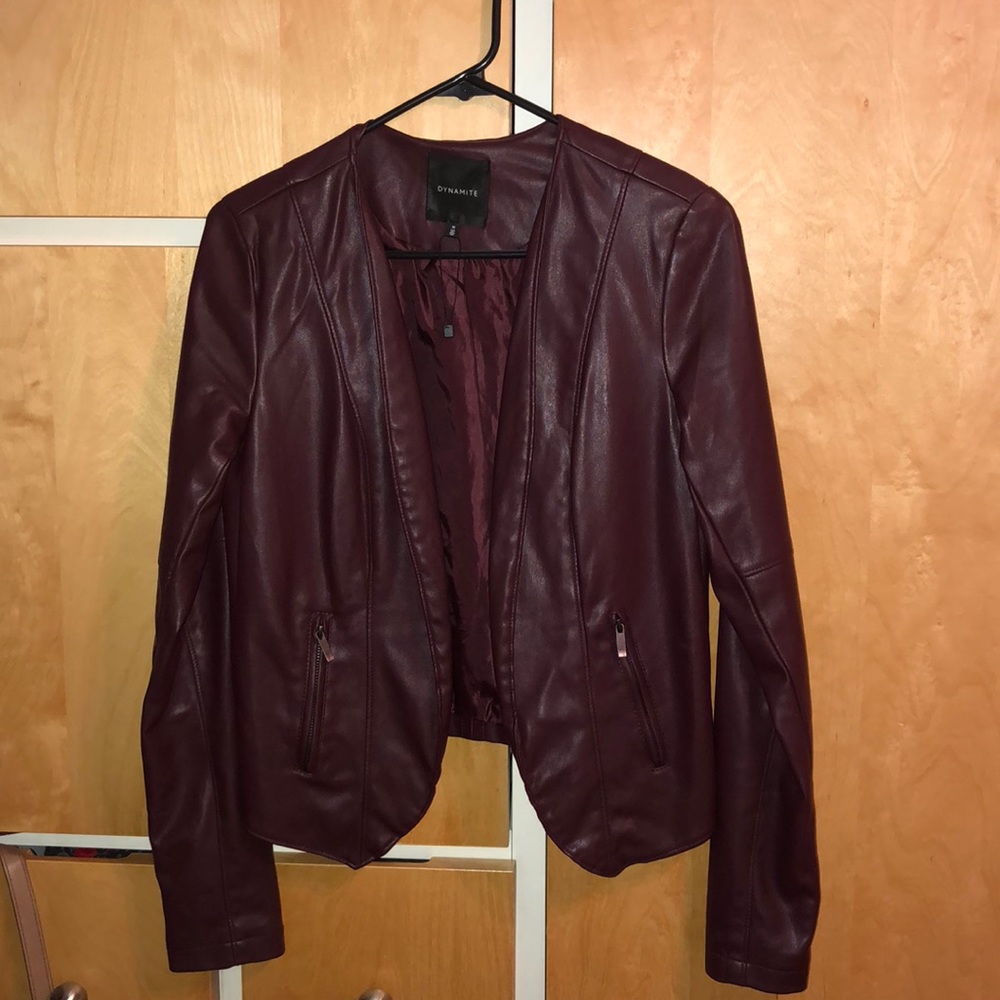 Leather jacket
